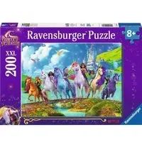 Ravensburger Kinderpuzzle Unicorn Academy - Die Magie der Unicorn Academy - 200 Teile