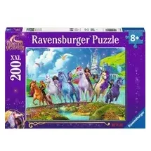 Ravensburger Kinderpuzzle Unicorn Academy - Die Magie der Unicorn Academy - 200 Teile
