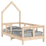 vidaXL Kinderbett 70x140 cm Massivholz Kiefer