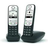 Gigaset A690 Duo, Telefon, Schwarz