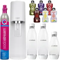 Wassersprudler SodaStream Terra White + 3 Flaschen + Bolero