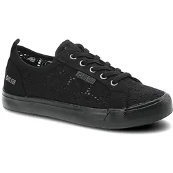 Schwarze Turnschuhe Big Star Bequeme Damenschuhe, 28