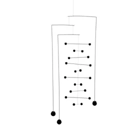 Flensted Mobiles - Kontrapunkt, double, schwarz