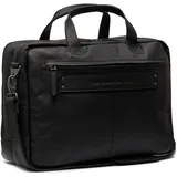 The Chesterfield Brand Wax Pull Up Aktentasche Leder 44 cm Laptopfach schwarz