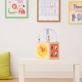 Teamson Kids Vorschulspiellabor 4-in-1-Aktivitätsstation Aus Holz Mehrfarben PS-T0006