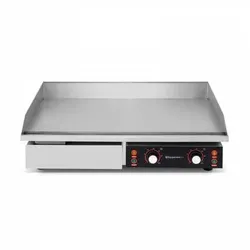 Elektrische Profi-Plancha 73 cm – 4400 W – Edelstahl, schnelle & gleichmäßige Garung – EquipementPro