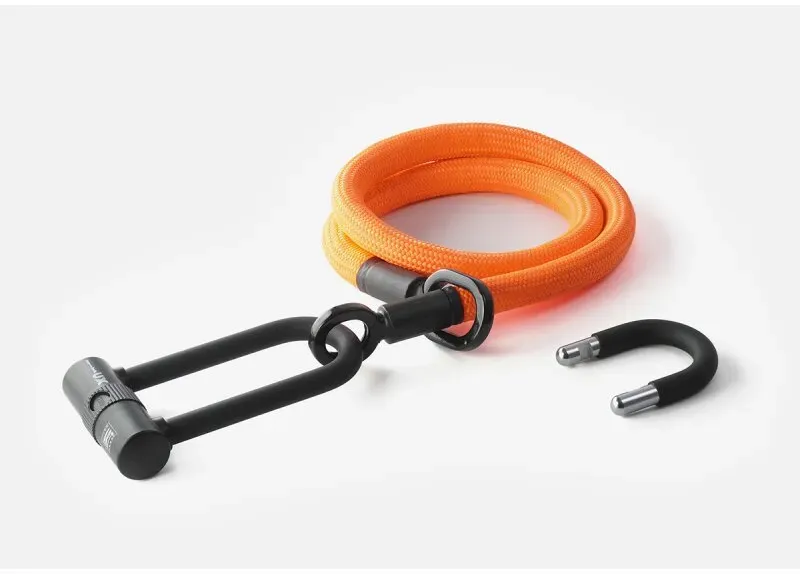 Tex-Lock Bügelschloß mit Textilseil Eyelet 100 U/X acid orange