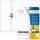 Herma Folienetiketten 8019 Transparent 99,1 x 139 mm 25 Blatt