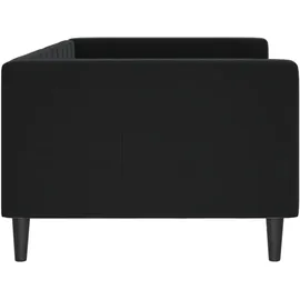 vidaXL Tagesbett 90 x 190 cm Schwarz