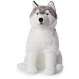 WWF - Plüschtier - Husky (sitzend, 70cm) lebensecht Kuscheltier Stofftier Plüschfigur