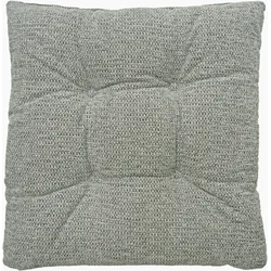 Stuhlkissen PEPPER silber - silber - LBH 45x45x6 cm