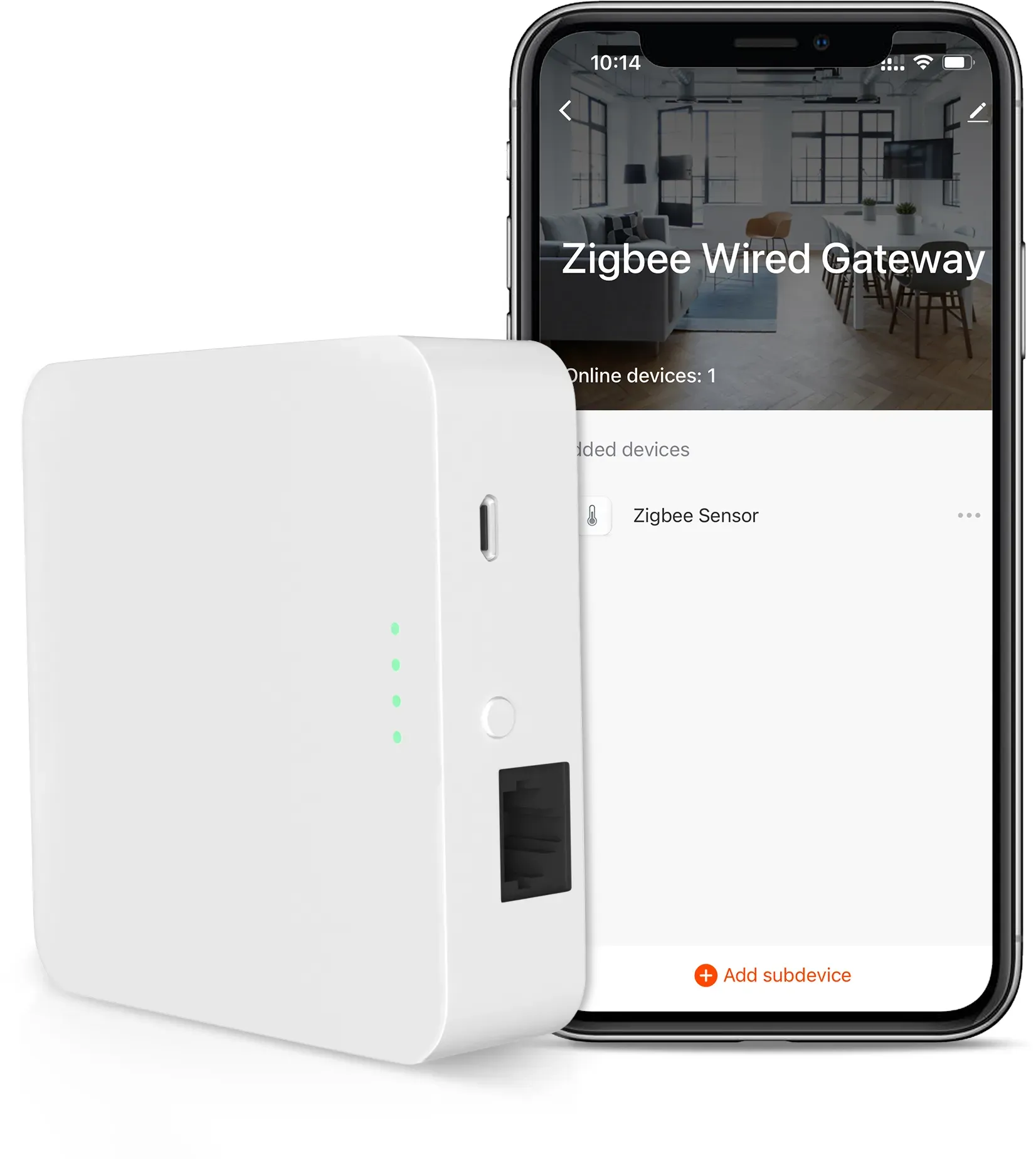 CURRYSMARTER Zigbee 3.0 Verdrahtete Gateway