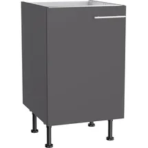 OPTIFIT Spülenschrank Ingvar420 50 x 87 x 58,4 cm Anthrazit Matt
