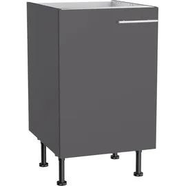 OPTIFIT Spülenschrank Ingvar420 50 x 87 x 58,4 cm Anthrazit Matt