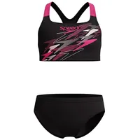 Speedo Bikini Mädchen Anthrazit/Pink 140