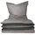 SCHIESSER Doubleface Renforcé silber/schwarz 135 x 200 cm + 80 x 80 cm