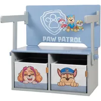 Roba roba® Sitzbank Paw Patrol + 2 Aufbewahrungsboxen blau