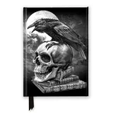 Flame Tree Gift Premium Notizbuch DIN A5: Alchemie, Edgar Ellen Poe's Rabe: