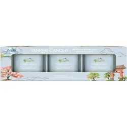 Majestic Mount Fuji 37g Glasvotivkerze 3er Pack