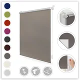 Lichtblick Thermo-Rollo Klemmfix 85 x 150 cm taupe