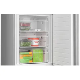 Bosch Serie 4 KGN362LBF Kühl-Gefrierkombination (321 l, 1860 mm hoch, Metall-Optik)
