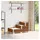 vidaXL Palettenaufsatz 120 x 80 x 60,5 cm Braun