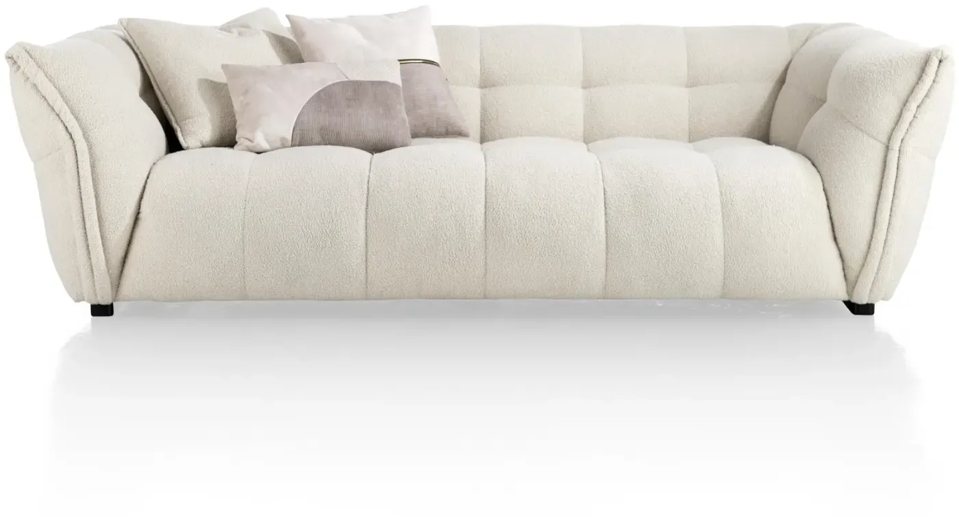 XOOON Sofa 3-sitzig BELLAGIO in Stoff Avicci creme