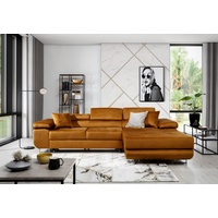 yourhouse24 Ecksofa Armando L-form Schlafsofa Wohnlandschaft Links Rechts Couch Bettkasten