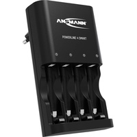 Ansmann Powerline 4 Smart Rundzellen-Ladegerät NiCd, NiMH Micro (AAA),