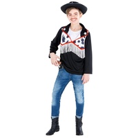dressforfun Cowboy-Kostüm Jungenkostüm Cowboy Hemd Sheriff braun