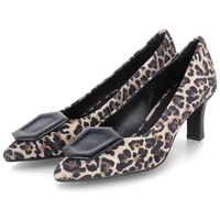 Kaerlek Pumps Beige Rauleder - Animal Print (Leopard), Größe:40,