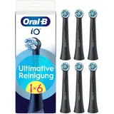 Oral-B iO Ultimative Reinigung, Original Aufsteckbürsten Schwarz, 6 Stück