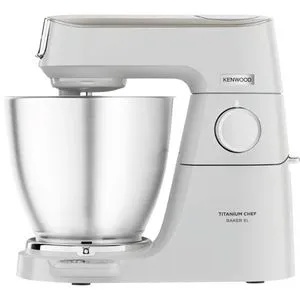 Kenwood Küchenmaschine KVL 65.001WH Titanium Chef, Baker XL, 1200W, mit Waage, 7 Liter, weiß