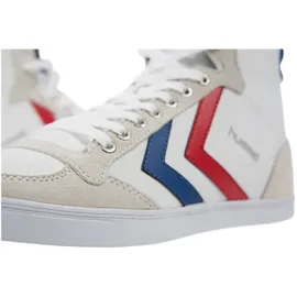 hummel Slimmer Stadil High white/blue/red/gum 45