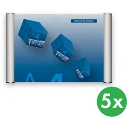 Tür-Namensschild, clip, für das Format 148 x 148 mm, 5 Stk.