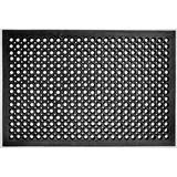 Jet-Line Fußmatte Mona 80x120x1,2 cm schwarz Schuhabstreifer Schmutzmatte Schmutzfänger