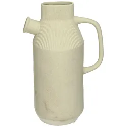Vase - weiß - LBH 15.30x10.40x26.30 cm