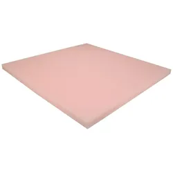 Schaumstoff Rücken Kissen Rosa 50cm x 50cm x 2cm RG 24/22 sehr weich