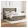vidaXL Boxspringbett mit Matratze Taupe 180x200 cm Stoff