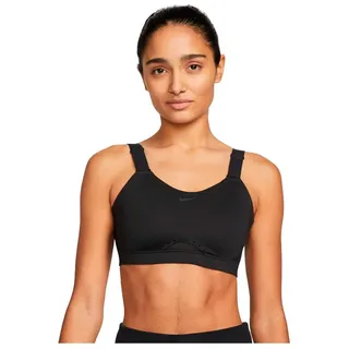Nike Alpha verstellbarer High Support Sport-BH Damen 010 black/black/dk smoke grey/dk smoke grey XL A-B
