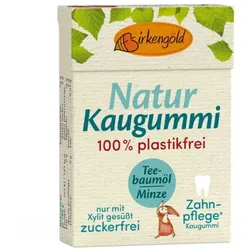 Birkengold Natur Kaugummi Teebaumöl-Minze zuckerfrei