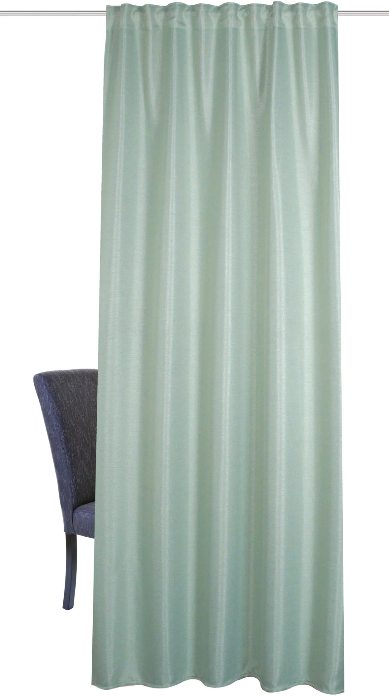 Home Basics Gardine »JOHN«, (1 St.), Verdunklungsschal Home Basics mint 225 cm