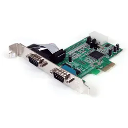 StarTech.com 2 Port Serielle PCI Express RS232 Adapter Karte - Serielle PCIe RS2
