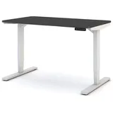 Assmann Electronic ASSMANN Schreibtisch Anthrazit Weiß, Metall, 140x127x70 cm, Arbeitszimmer, Schreibtische, Bürotische