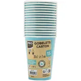 ProNappe Einweg-Kaffeebecher 200 ml Türkis