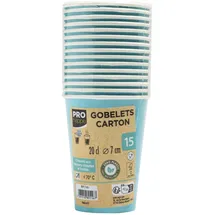 ProNappe Einweg-Kaffeebecher 200 ml Türkis