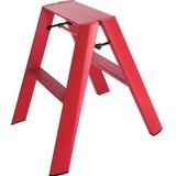 Hasegawa Ladders Lucano Tritthocker, 2, Rot