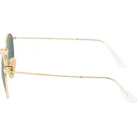 Ray Ban Round Metal RB3447 001 50-21 polished gold/green classic