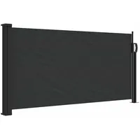 vidaXL Seitenmarkise 100 x 300 cm Schwarz Aluminium
