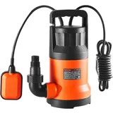 700 W 15700 L/h hoher Durchfluss 10 1 Tauchpumpe tragbare mit 3 langem Netzkabel zum Abpumpen von Wasser aus Schwimmbecken Gartenteich Keller